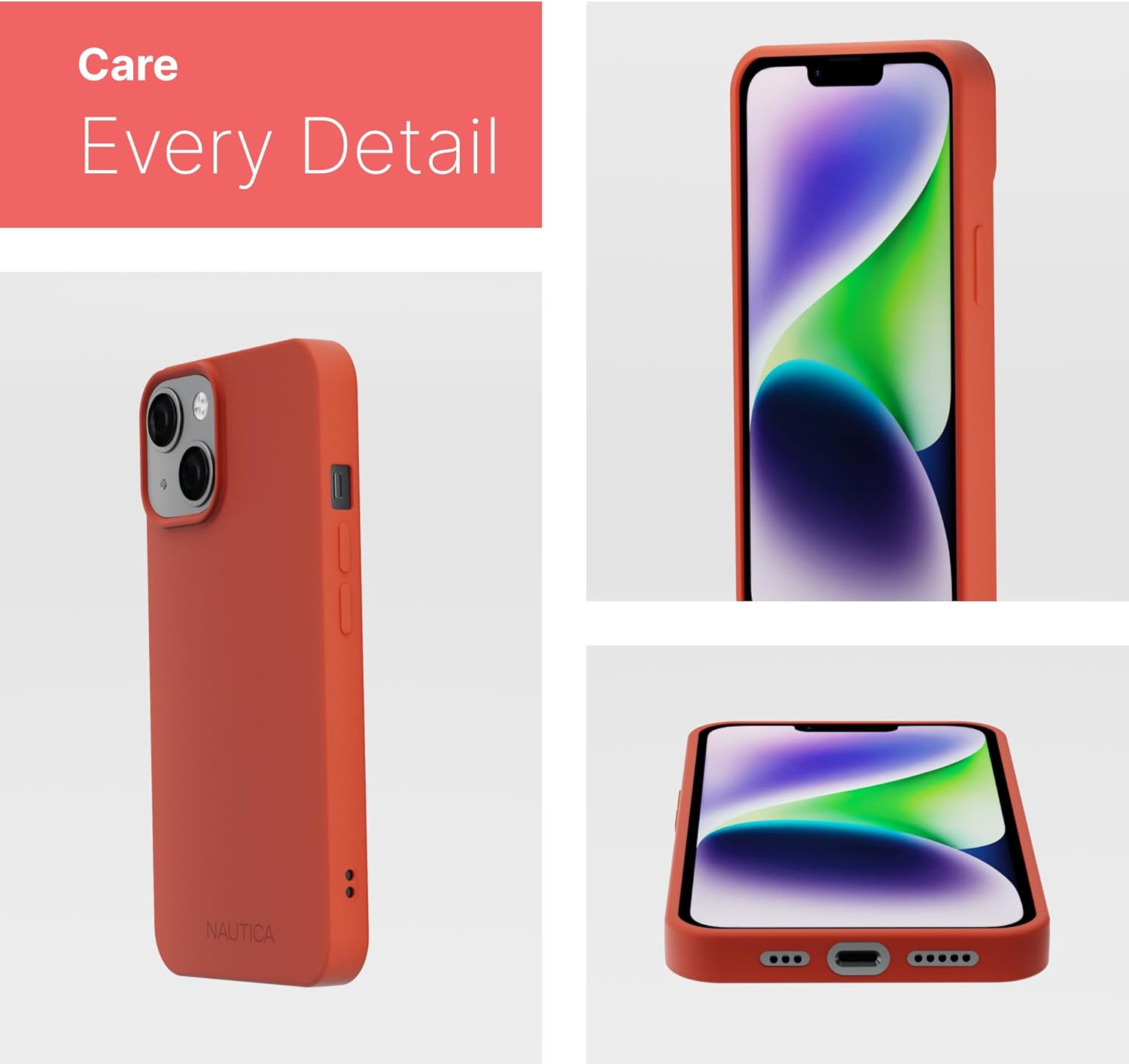 Nautica Matte for iPhone 14 Plus Case, Ultimate Drop Protection, Scratch Protection, Soft Touch Thin Design, Fashionable Matte Finish