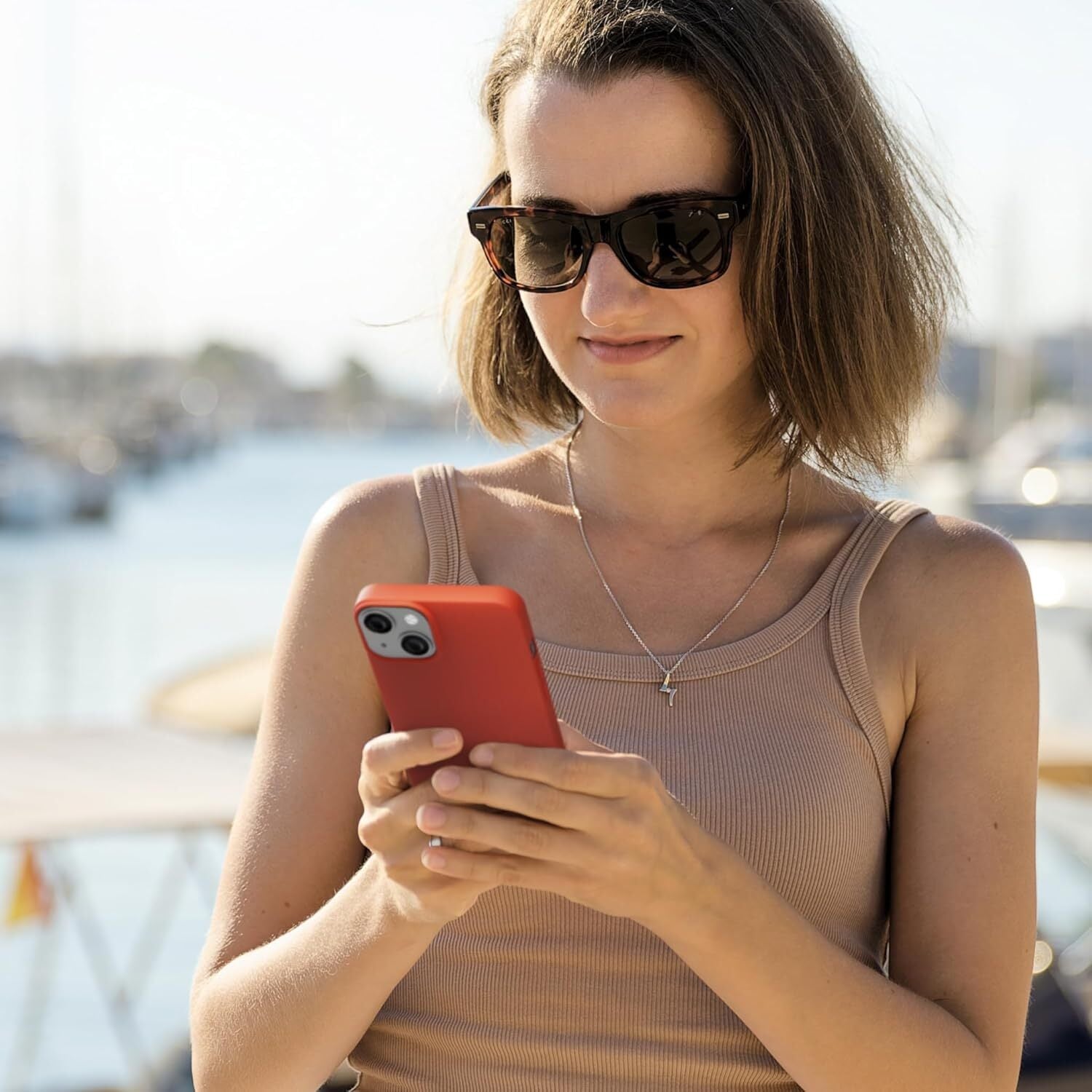 Nautica Matte for iPhone 14 Plus Case, Ultimate Drop Protection, Scratch Protection, Soft Touch Thin Design, Fashionable Matte Finish