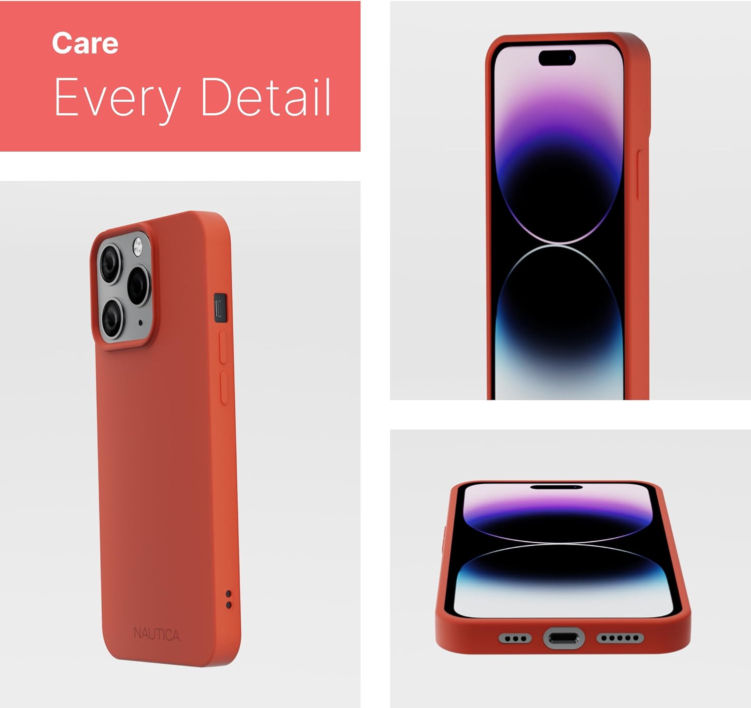 Nautica Matte for iPhone 14 Pro Max Case, Ultimate Drop Protection, Scratch Protection, Soft Touch Thin Design, Fashionable Matte Finish