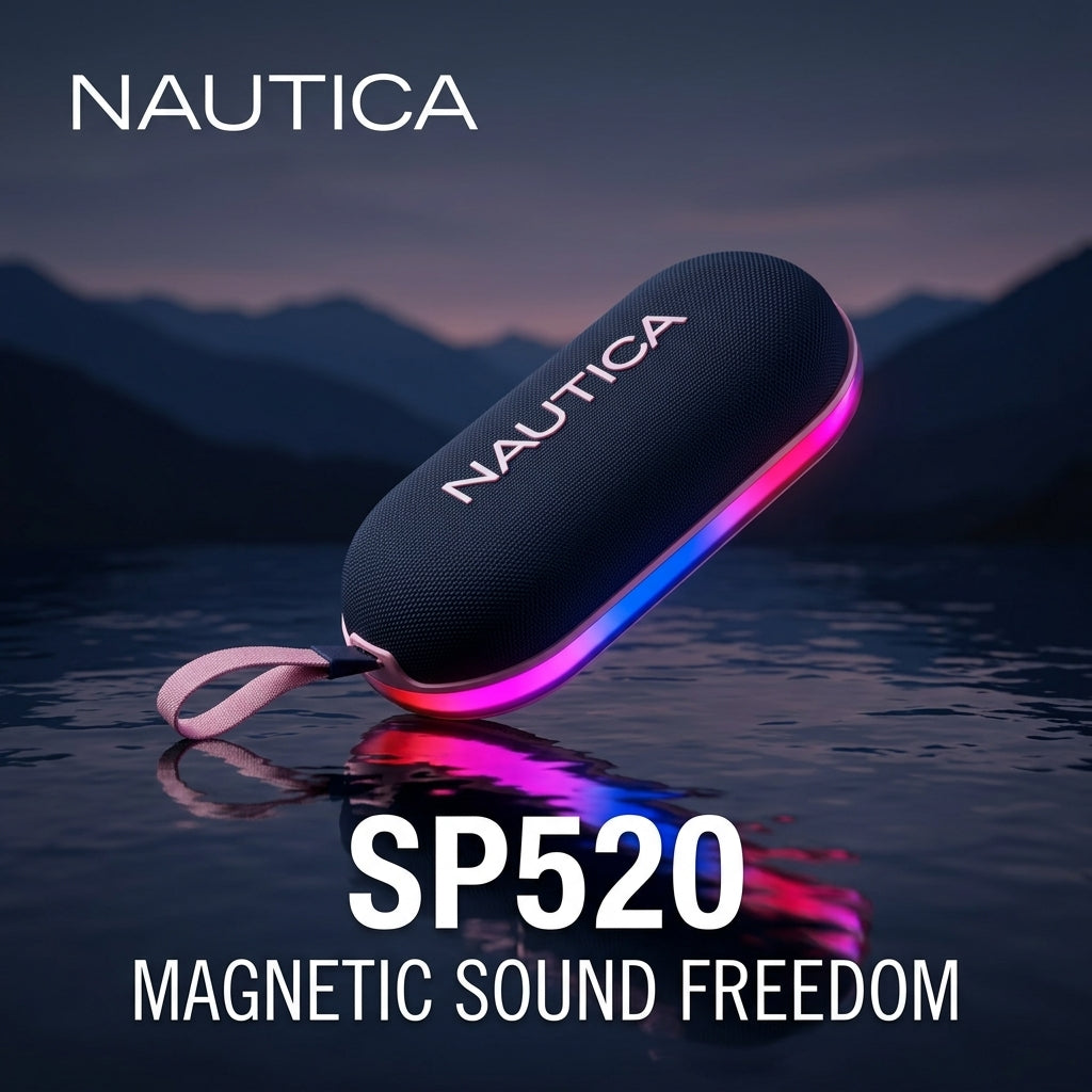 NAUTICA NAYMAN SP520 Magnetic Portable Bluetooth Speaker